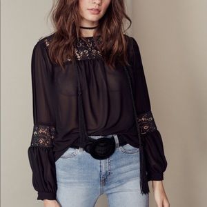 For Love and Lemons never worn blouse